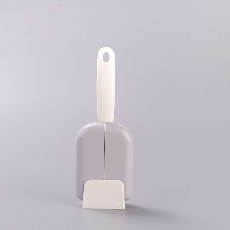Keuken Pollepel Met Houder Opbergdoos Huishoudelijke Automatische Openen En Sluiten Non Stick Rijst Stand Lepel Met Stofkap: Gray