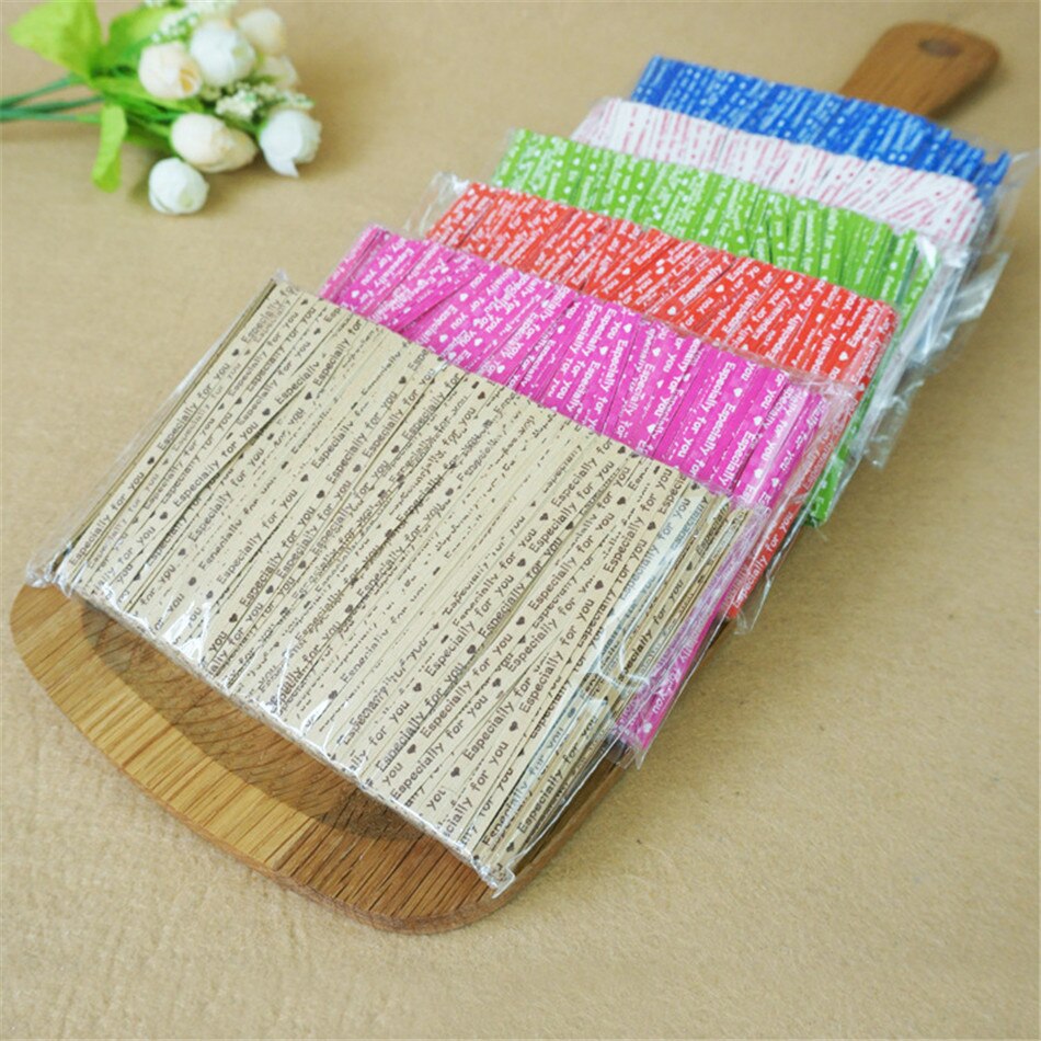 Corbatas SEAAN multifunción para envolver , corbatas especialmente retorcidas, para fiestas, bodas, panadería, bolsa para galletas y dulces, corbatas con de letras