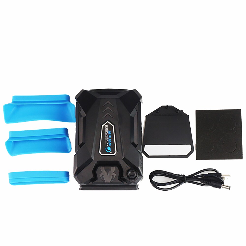 COOLCOLD K27 Tragbare Notizbuch Laptop Kühler USB Luft Extrahieren Kühlung Vakuum Fan Kühler Kühler für 15 15,6 17 Zoll Laptop: Ursprünglich Titel