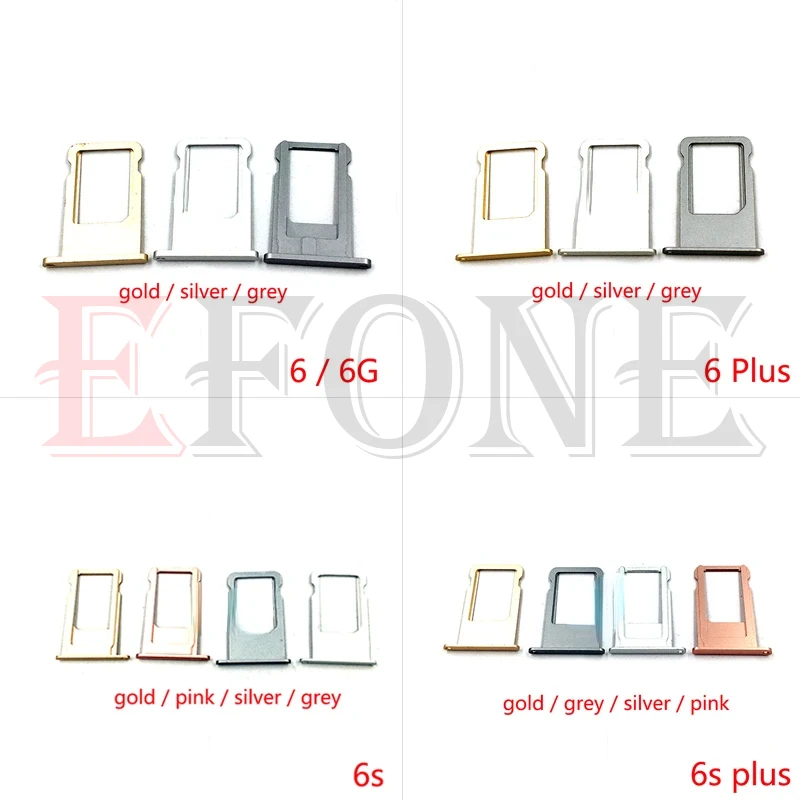 Voor Iphone 6 6 S 6G 7 7G 8 8G Plus Sim-kaartsleuf Lade Houder Sim-kaartlezer Socket