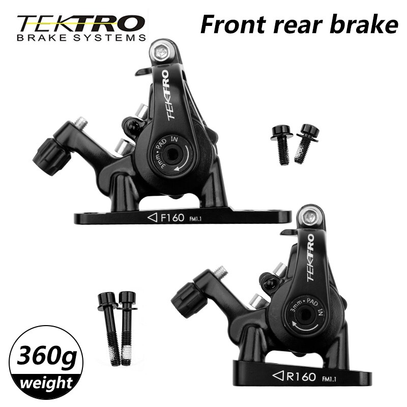 TEKTRO MD-C550 Road Bike Brakes Dual Piston Cable Caliper 160/140mm Road Bike Line Pull Brake Mechanical Bilateral Braking