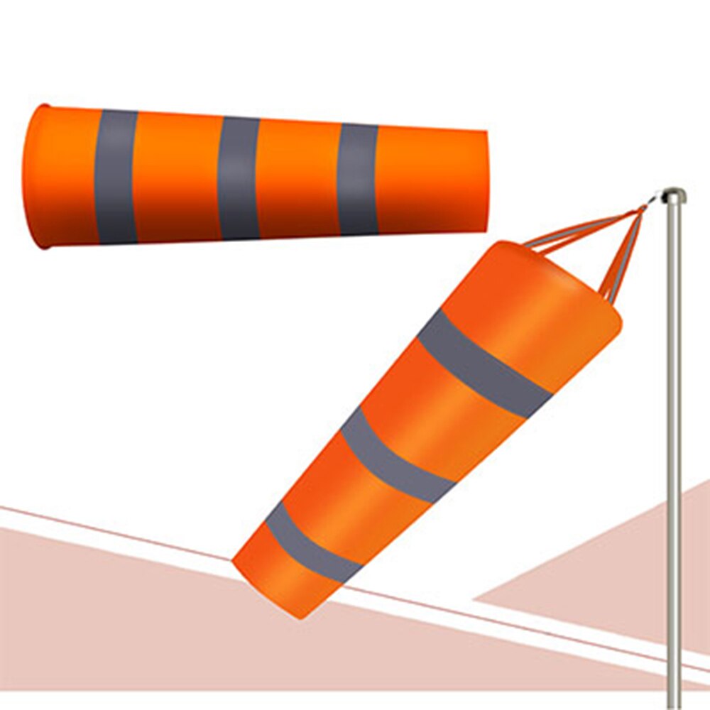 80/100/150Cm Reflecterende Windzak Outdoor Scratchproof Winddicht Fluorescerende Reflecterende Windzak Windwijzer Windvaan