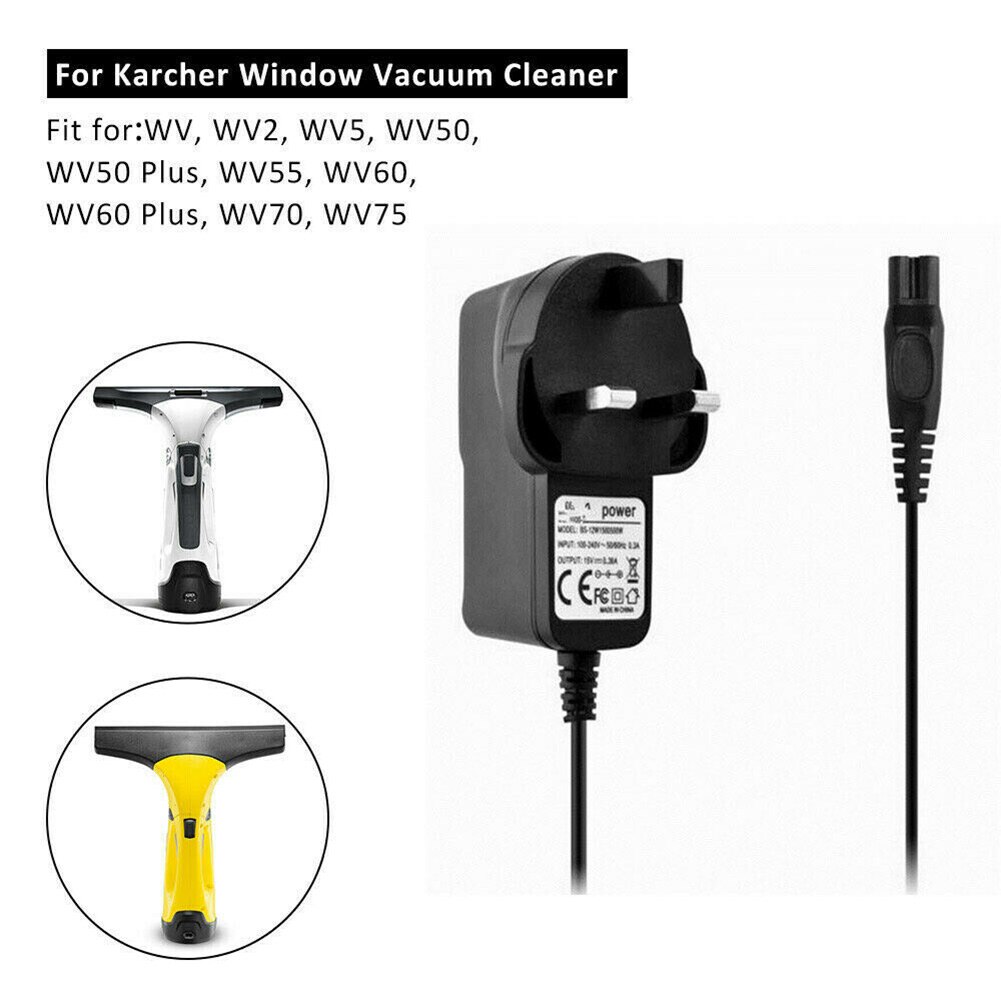 Vacuum Battery Charger Power Supply For Karcher WV50, WV50 Plus, WV51, WV55, WV55R, WV60, WV60 Plus, WV70, WV70 Plus, WV75