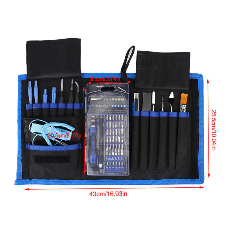 80 In 1 Elektronische Opening Repair Hand Tool Kit Schroevendraaier Set Voor 12 Smartphone Voor Tablet Laptop Pc Universele