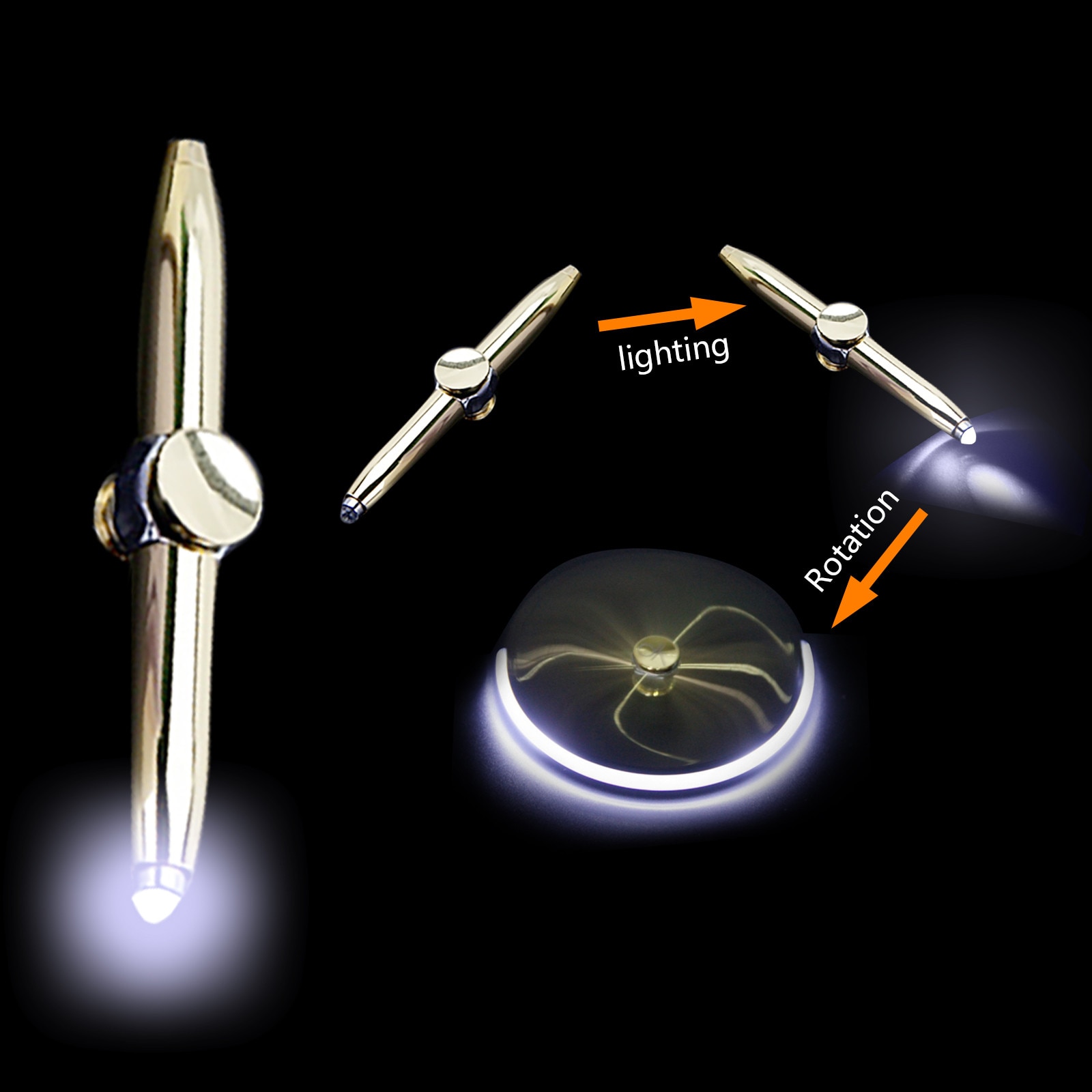 Roterende Pen Kinderen En Volwassenen Leren Werk Decompressie Langdurige Fidget Spinner Volwassen Speelgoed Spinner Voor Volwassen Fun