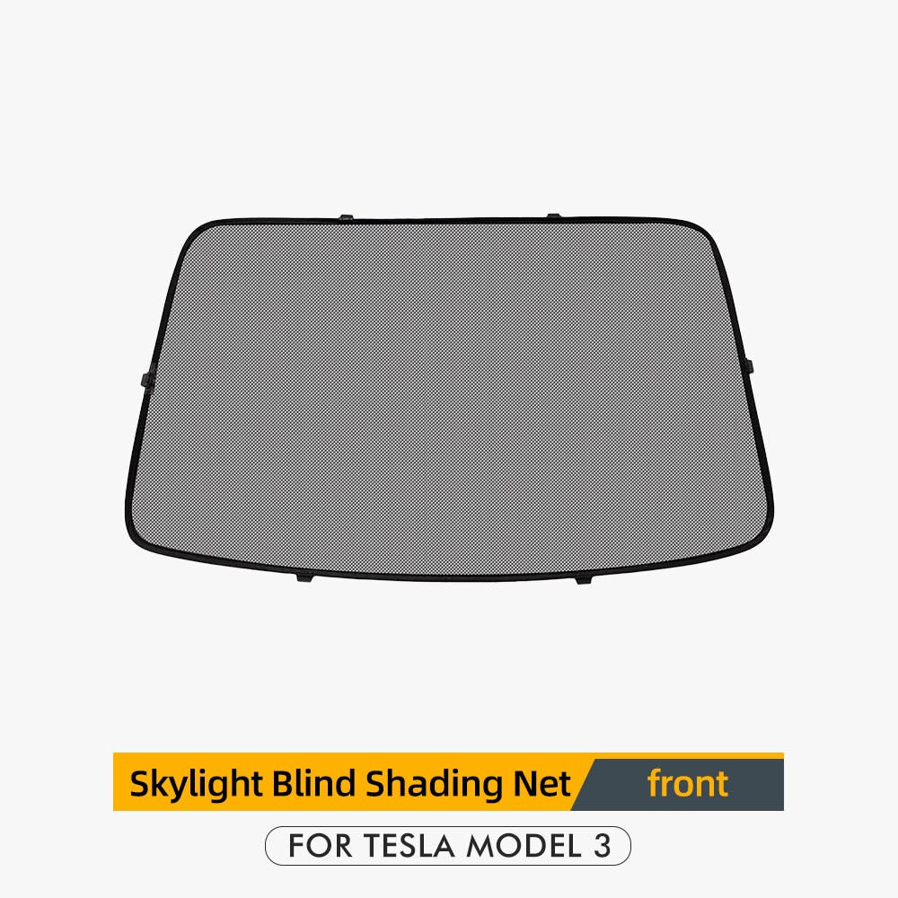 Heenvn Model3 Zonnescherm Auto Zonneklep Rear Front Voor Tesla Model 3 Accessoires Dak Dakraam Tinten Protector Model Drie Modely: front2