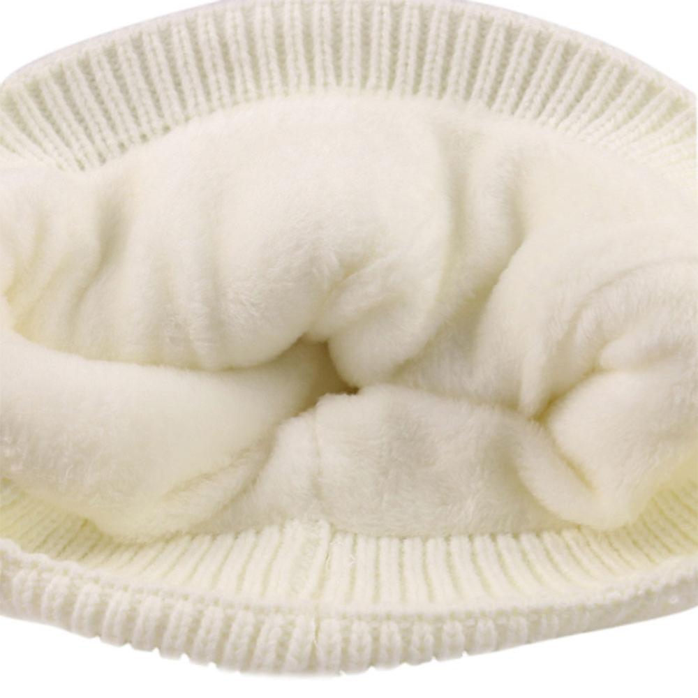 1PC Bunte Winter warm Mütze mit Brille draussen-Sport Gestrickte Kappe Einfarbig Zubehör