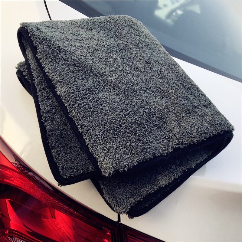 Lucullan 50X50CM 1300GSM Car Drying Cloth Super Thick Car Detailing Microfiber Towel Thick Car Washing Rag: Default Title