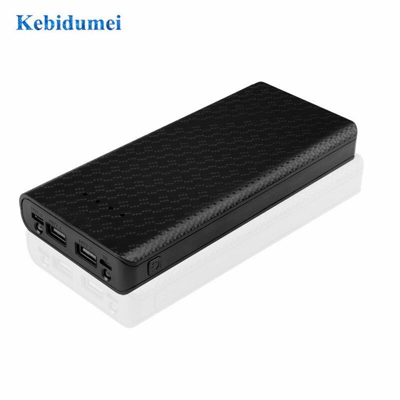 20000Mah 8X18650 Mobiele Power Bank Case Mobiele Diy Kit Externe Batterij Oplader Doos Usb Typen C Led licht Opladen Digitale Display