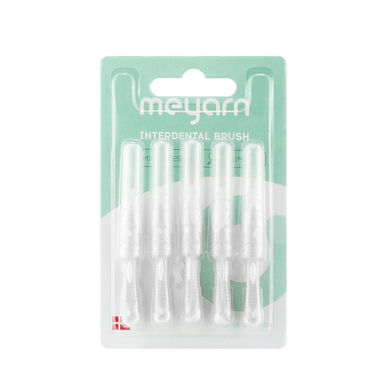 MEYARN 15Pieces Interdental Brush Orthodontic I Shaped High-Density Brush to Clean Dental Cleaning Brush Teeth Care 5 Piece/Pack: 0.6mm