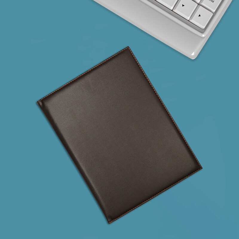 A4 Lederen Map Documenten Binder Multifunctionele Rekenmachine Pen Data Opbergtas Business Organizer Stevige Office Manager Clip