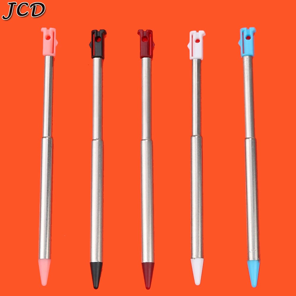 JCD Metalowy Krótki Wysuwany Stylus Regulowany do Nintendo 3DS DS Akcesoria Gier