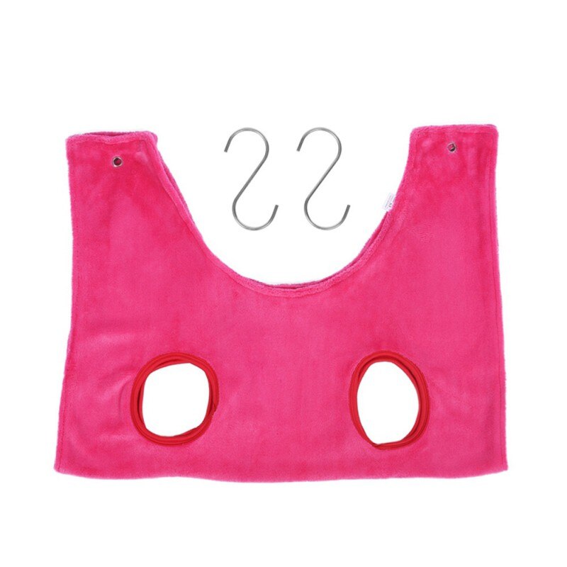 Dog Hammock Helper Dog Cat Grooming And Nail Trimming Pet Grooming Hammock Restraint Bag For Dogs Bathing Trimming Nail: Pink / S
