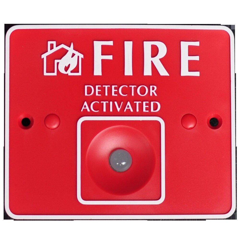 10pcs Fire Alarm System MD111 Remote LED One 8mm LED provide local 360 degree visible alarm indication Fire Detector Activated