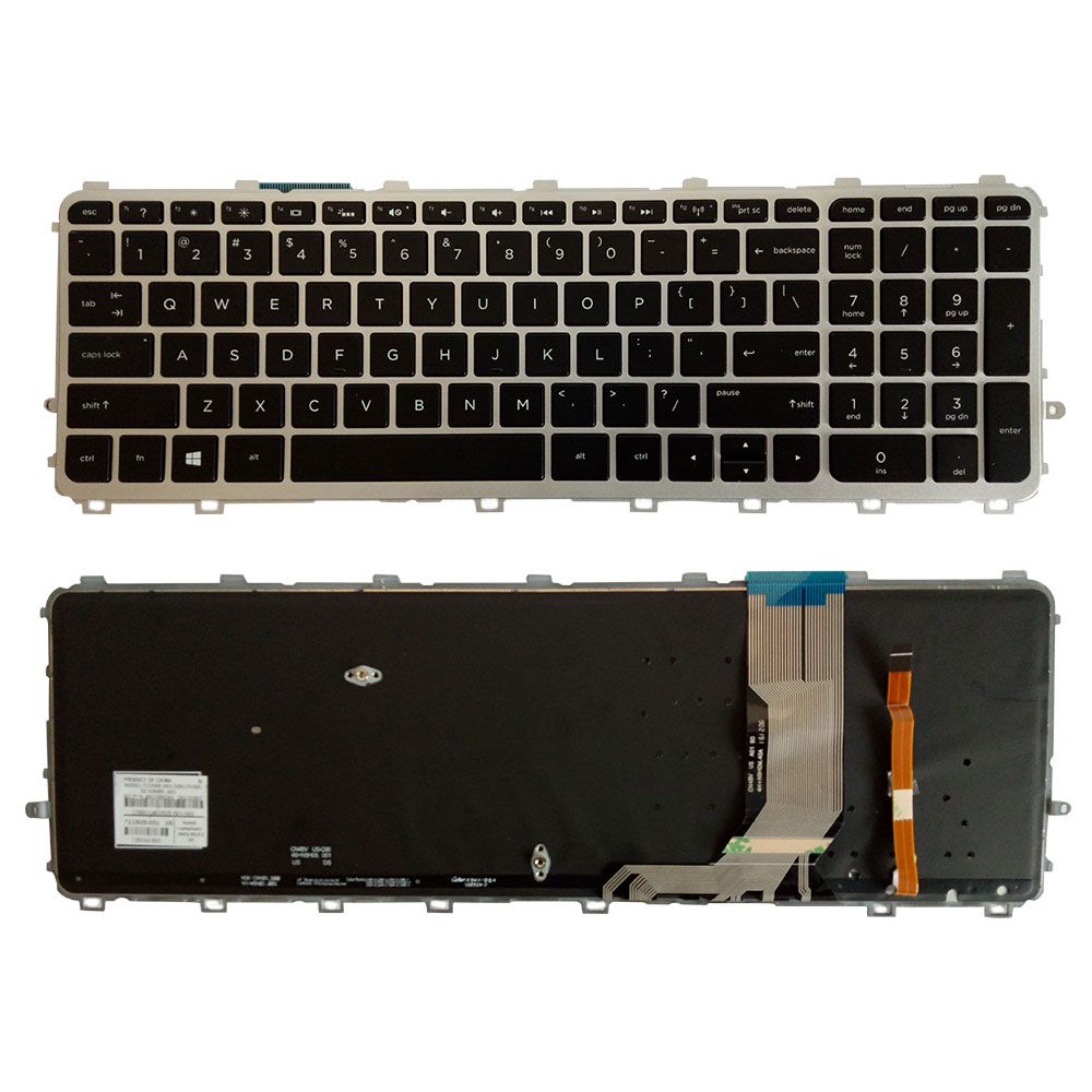 Ons Laptop Toetsenborden Voor Hp Envy 15-J 15T-J 15Z-J 15-J000 15t-j000 15z-j000 15-j151sr Engels Zilver Frame Backlight Toetsenbord