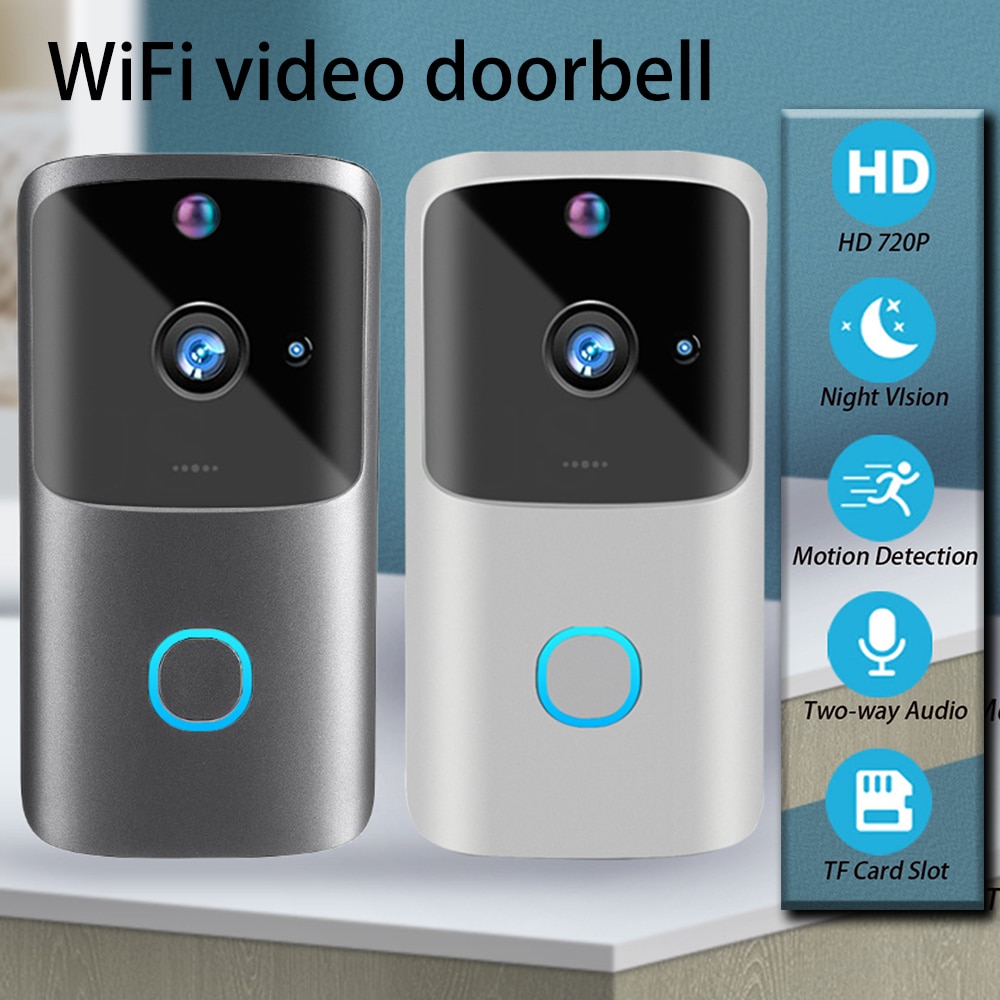 Smart Wifi Draadloze Deurbel 1080P Camera Call Intercom Video-Eye Voor Appartementen Deur Bell Ring Voor Telefoon Thuis security Camera