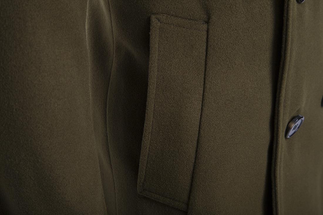 wollen jas voor mannen Herfst Winter Casual dikke double-breasted jassen wollen jas windjack voor mannen 4XL