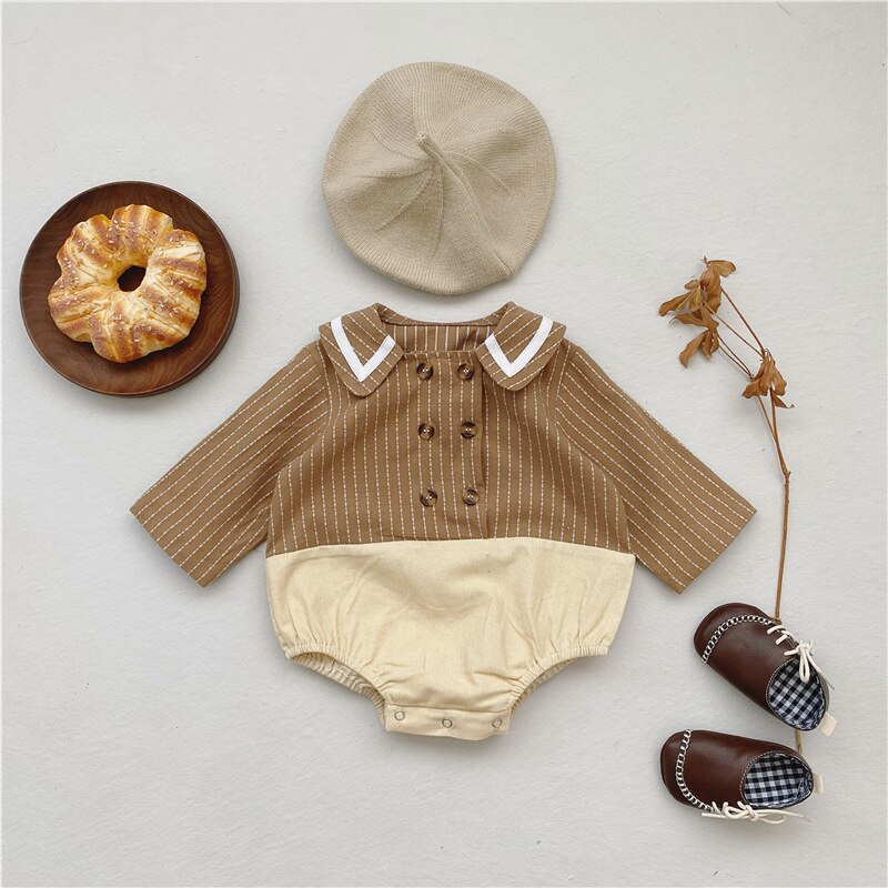 Neugeborenen Jungen Karosserie Langarm Kleinkind Outfit Kleinkind Herbst Gesamt Overall Kinder Strampler Spanisch Jahrgang Baby Kleidung