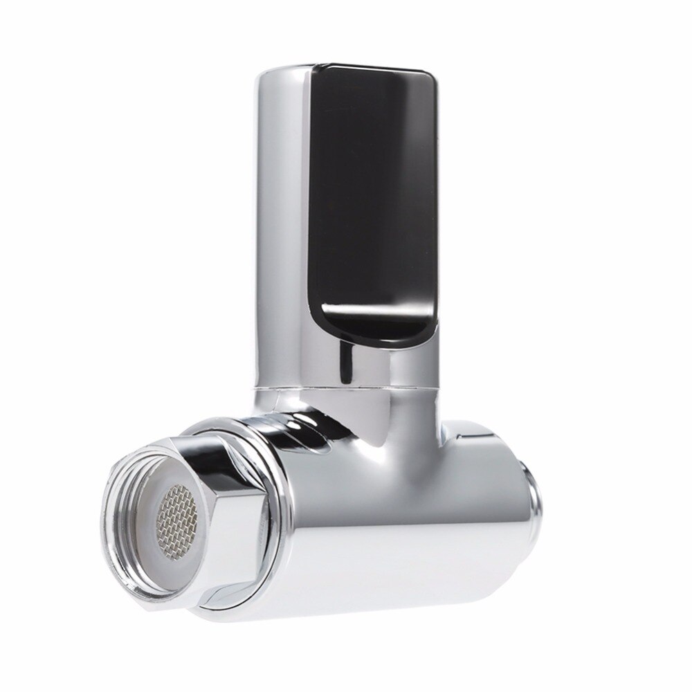 LED Display Celsius Water Temperature Meter Monitor Electricity Shower Thermometer 360 Degrees Rotation Flow Self-Generating