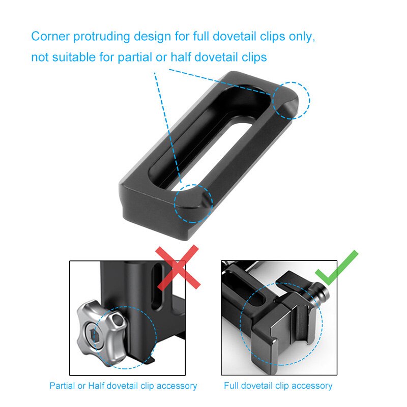 Quick Release Safety Rail Rig for NATO Rail 48mm 63mm for Anti-Off Top Handle Clamp Slider Adapter DSLR Camera Cage Extension