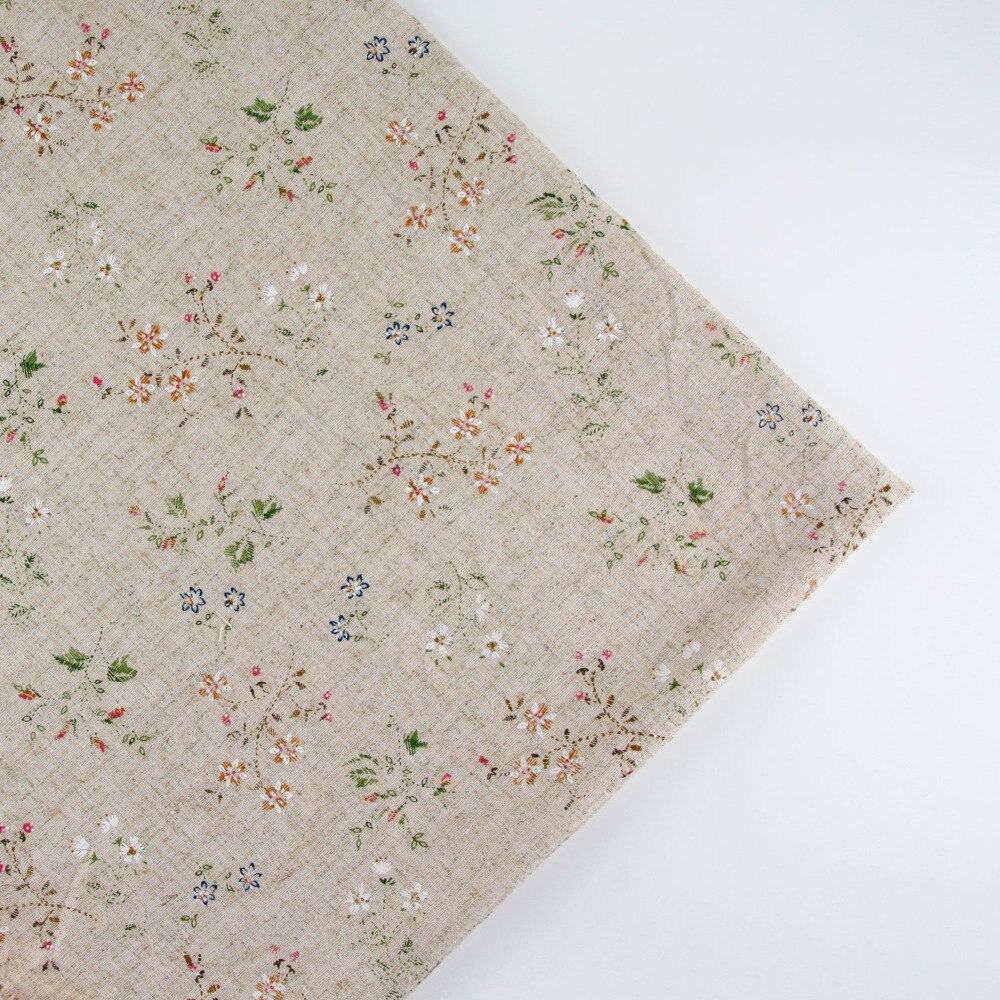 150cm x half meter soft cotton linen fabric DIY handmade print patchwork fabric cloth table cloth napkin cloth placemat fabric