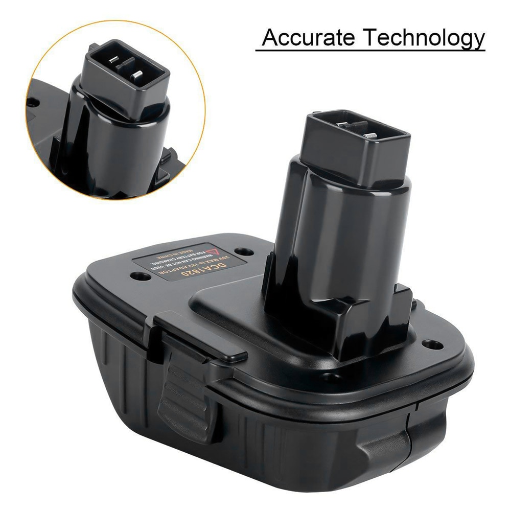 20V Battery Adapter DCA1820 Can Be Converted Into 18V Nickel for Dewalt 18V 20V Lithium Battery Replace Old 18V Battery DC9096