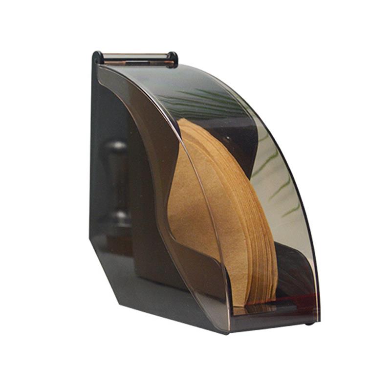 Neue V60 Tropfen Kaffee Filter Papier Halfter Kegel Filter Papier Kasten Lagerung Gestell Staub nachweisen Arbeitsplatte Spender Stehen Mit Abdeckung