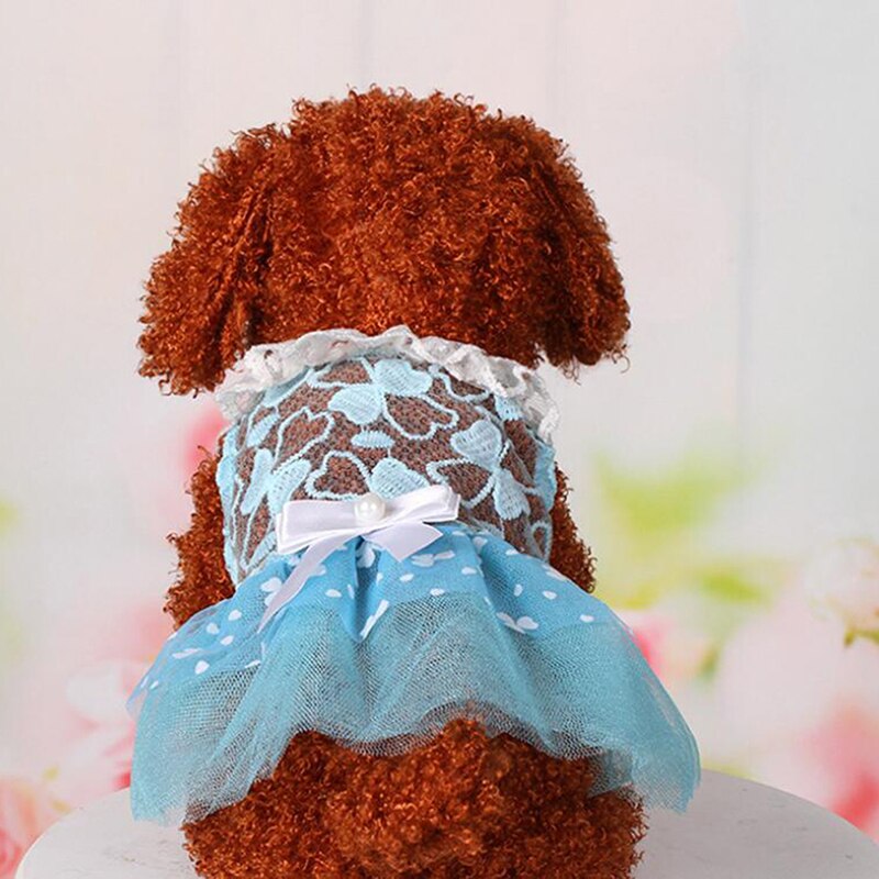 Vestido para perros Primavera Verano ropa para perros pequeños para perros ropa para mascotas vestidos de tul para gatos