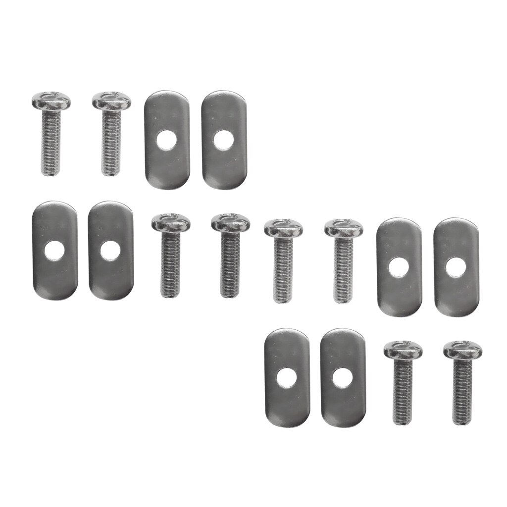 Kit de repuesto de tornillos y tuercas para Kayak, para canoas, barcos y rieles, 8 unidades