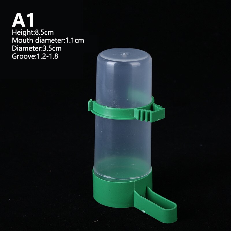 Bird Automatic Waterer Pet Parrot Drinking Water Bottle Bowls Water Feeder Cage Accessories: -A1