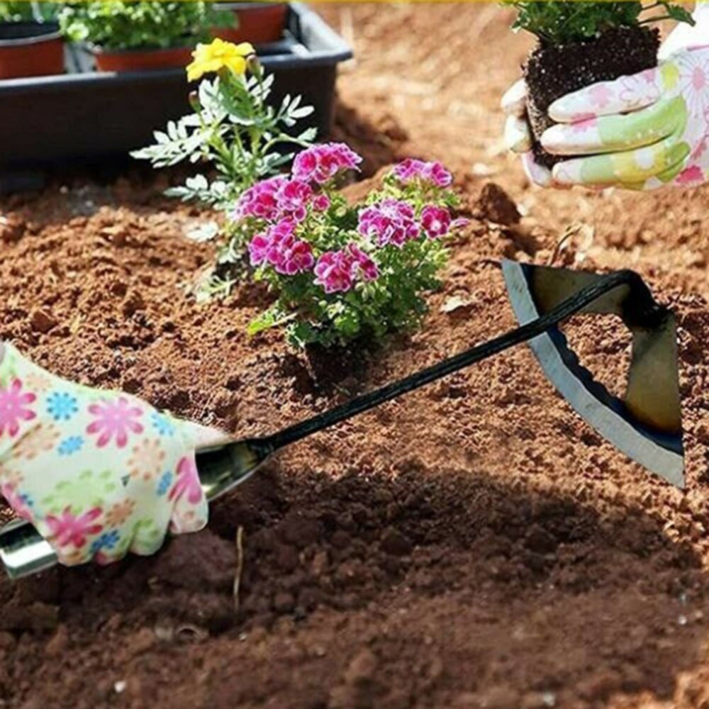 Hollow Hoe Handheld Weeding Rake Planting Vegetable Farm Garden Agriculture Tool Weeding Accessories