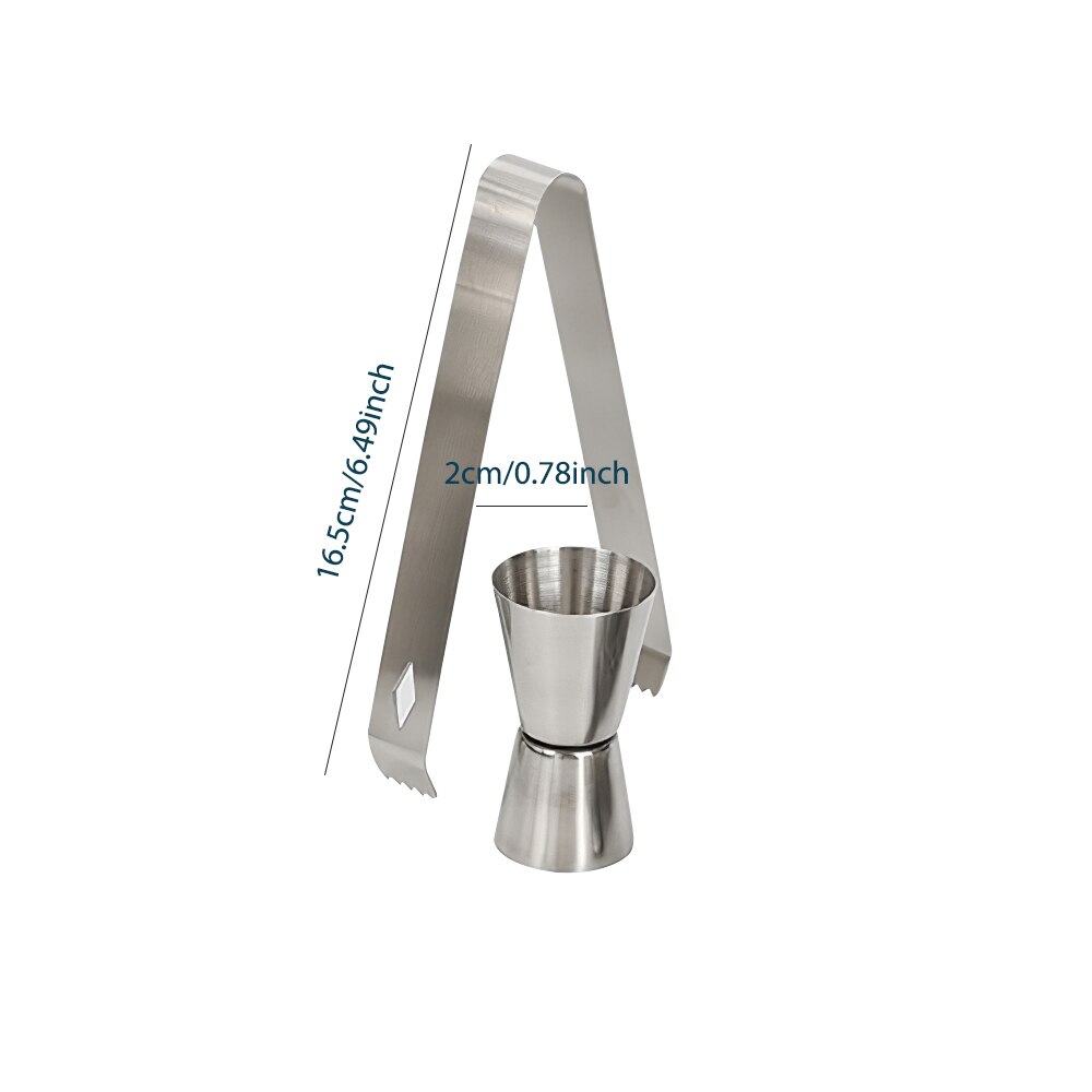 Stainless Steel Cocktail Shaker 5-Piece Set Of Mojito Cocktail Shaker Bartending Tools