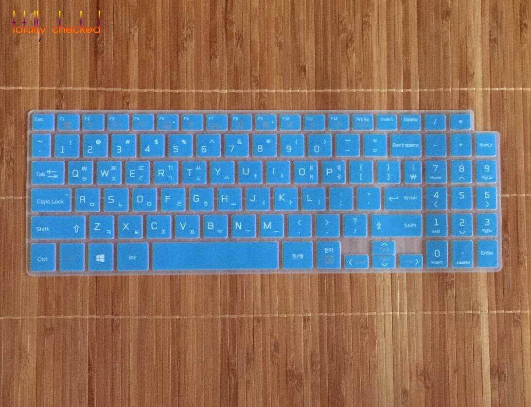 Laptop Keyboard Protective film Cover Keyboard Protector Skin Cover for 15.6" LG Gram 15 15Z960 15Z970 15Z975 15Z980 Series: Korean Blue