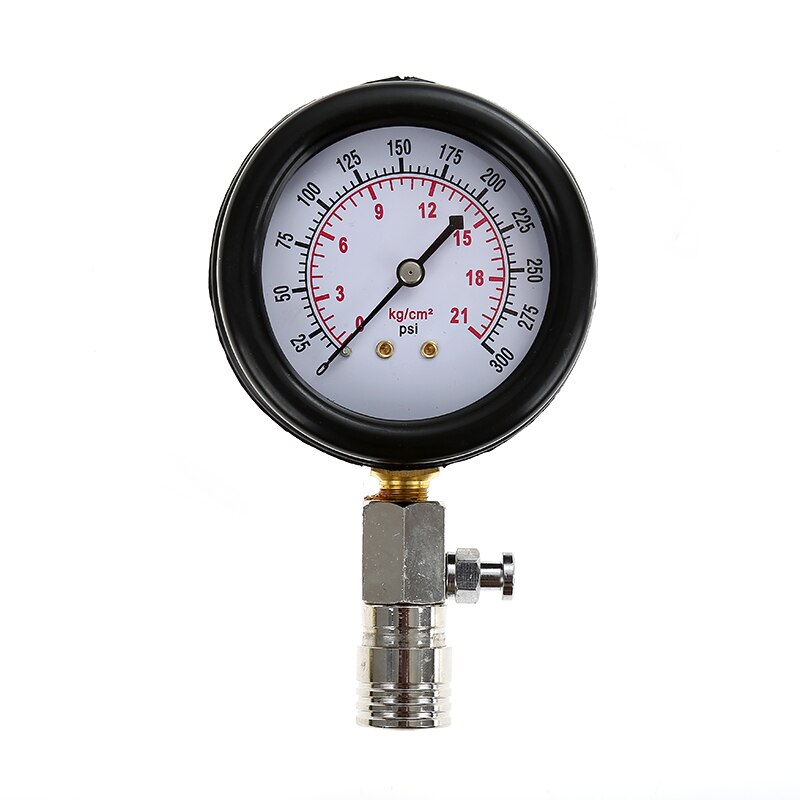 Testeur Compression Moteur Essence VidaXL - Manomètre 0-300 Psi Avec Adaptateurs