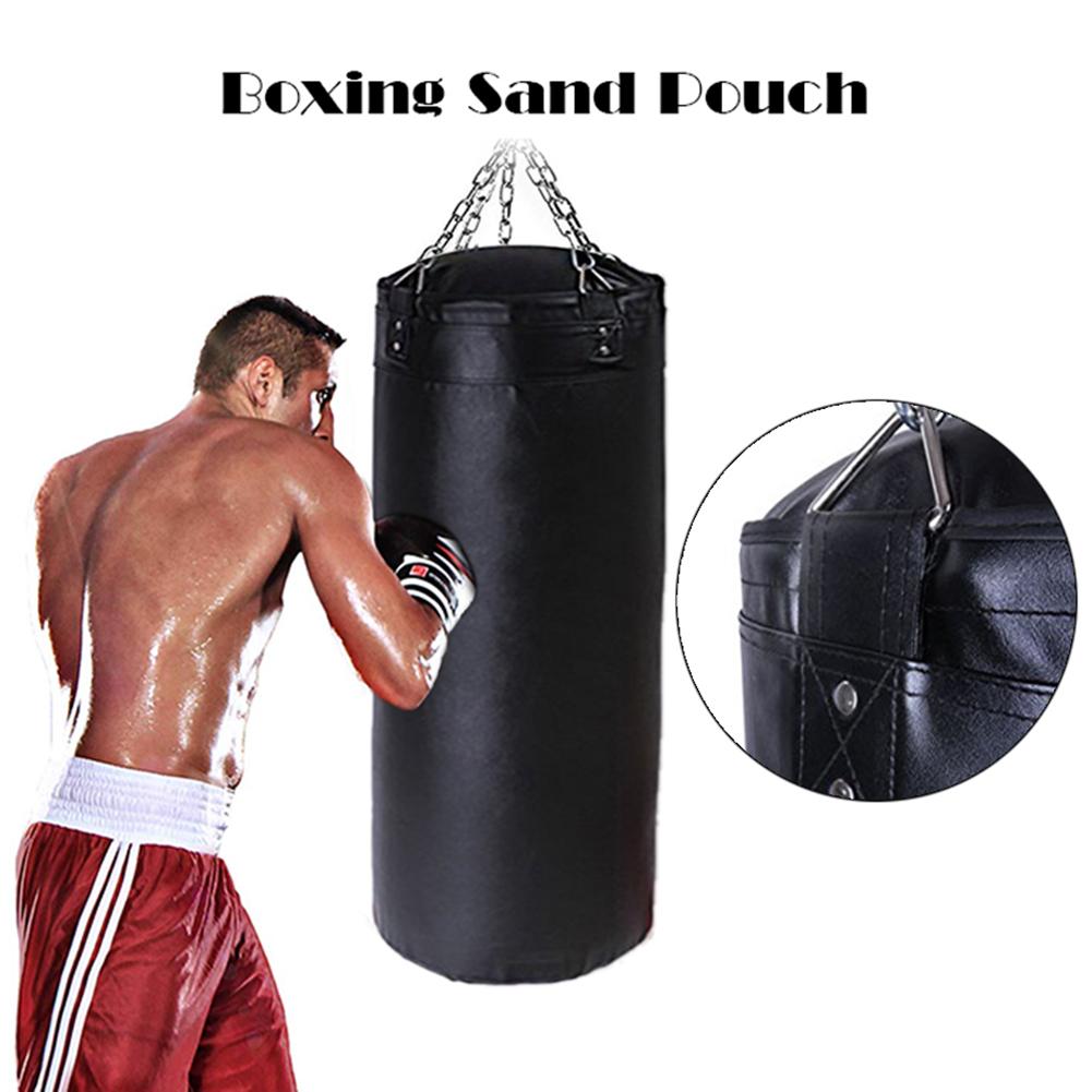 Empty Boxing Sand Bag Sandbag Punch Bag With Heavy Duty Steel Chain Boxing Training Fight Karate Sandbag For Home Outdoors Gym