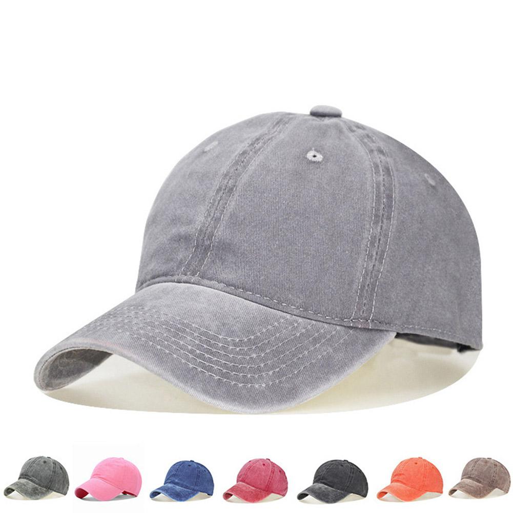 Mounchain vuxen unisex tennis keps vintage tvättad bomull justerbar solhatt baseball keps 54-60 cm justerbar fri storlek