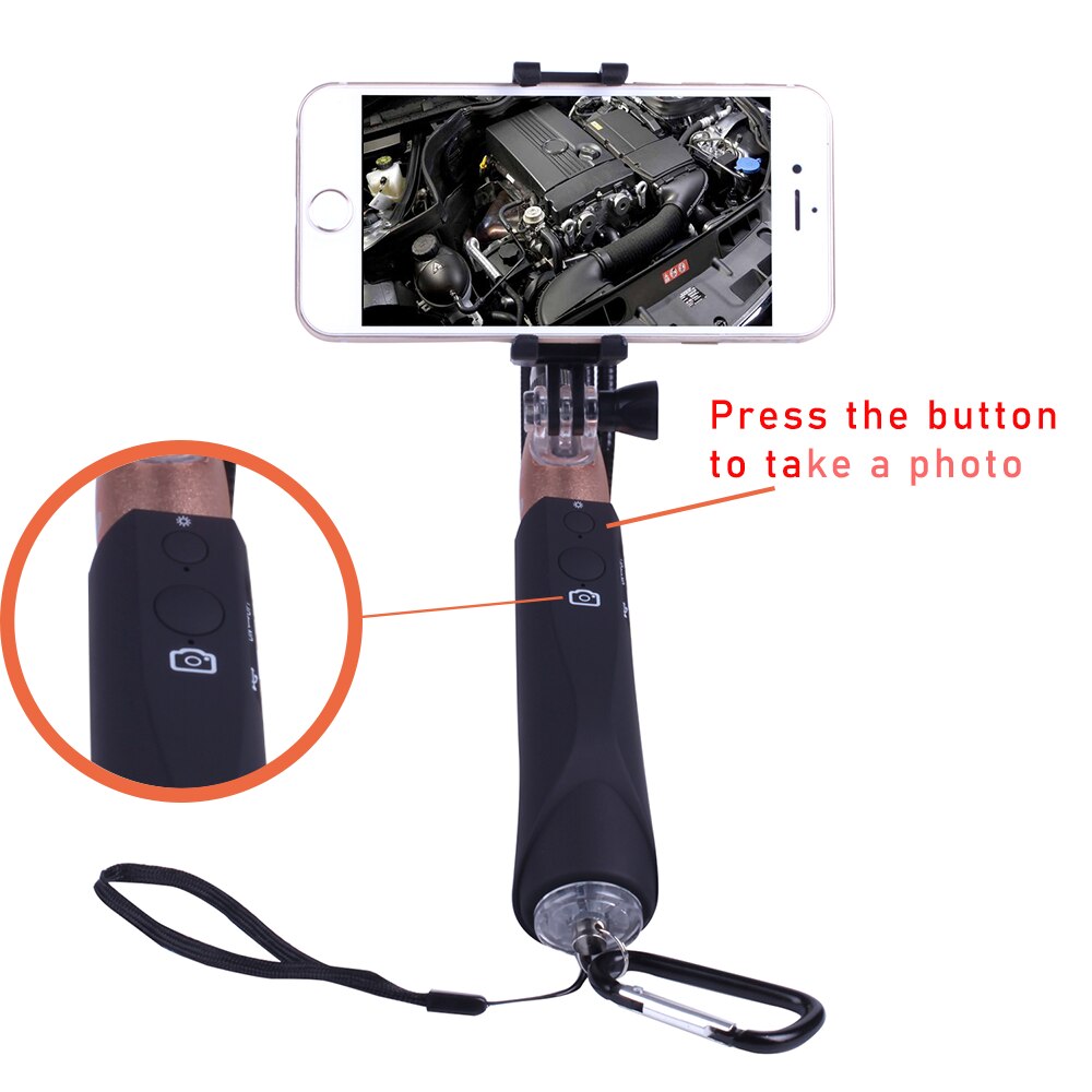 Endoscoop Camera Iphone Met Handvat Wifi Professionele Lens Inspectie Camera Handheld IP67 Riool Snake Tube Camera Ios 1M Snake