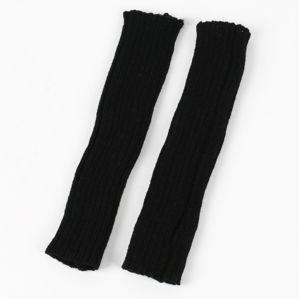 Arm Warmers Autumn Winter Cuffs Hand Sleeves Long Wool Gloves Men Women Knit Sleeves Warm Elastic Lady Sexy