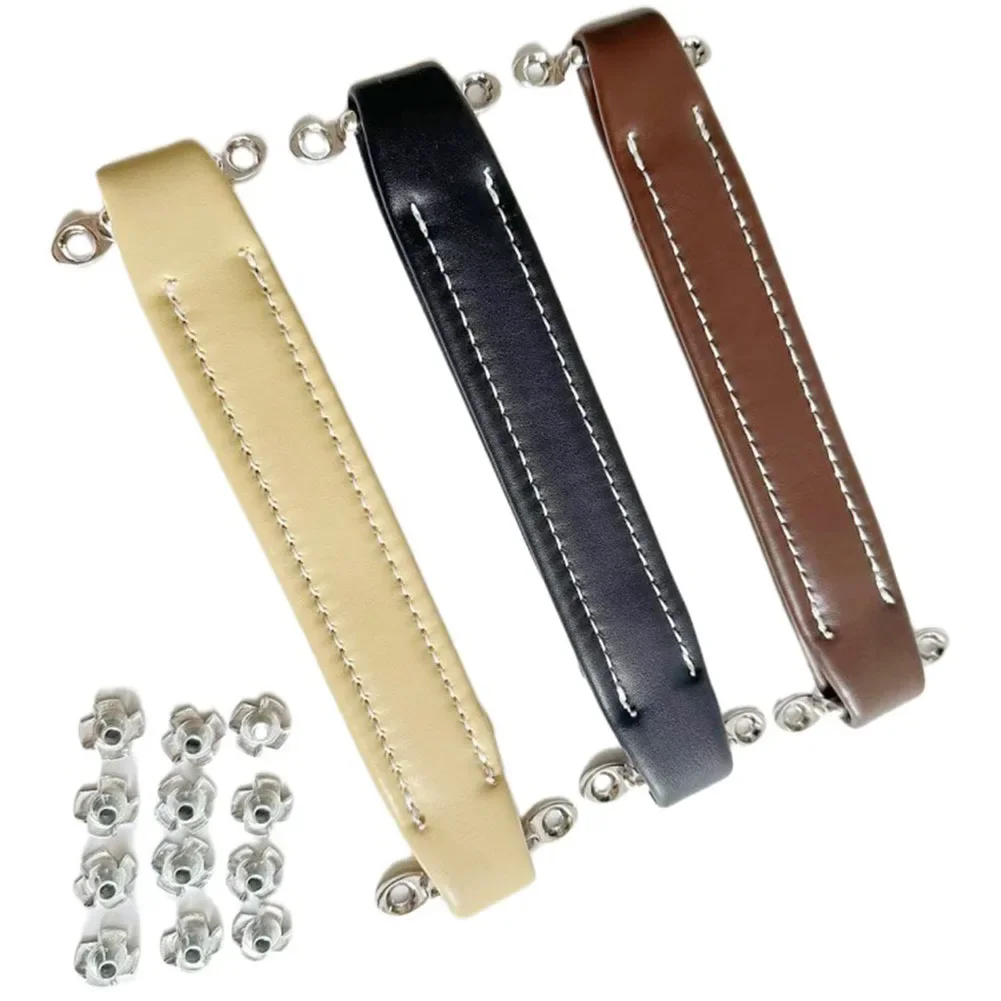 Maniglia per altoparlante per amplificatore per chitarra Maniglia per armadio per amplificatore Maniglie in pelle di vari colori con viti per altoparlante per amplificatori per chitarra