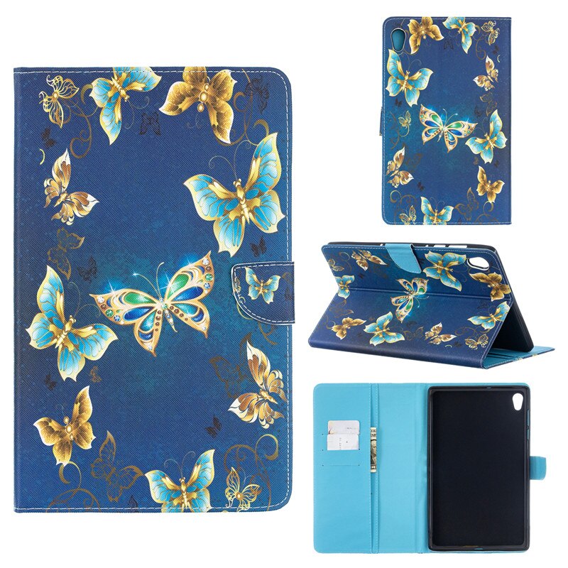 Talet-funda para Lenovo Tab M10 HD, TB-X306F, 10, 1, Kawaii, Cat Puppy, M10, M, 10, HD, 2. ª generación: Butterfly