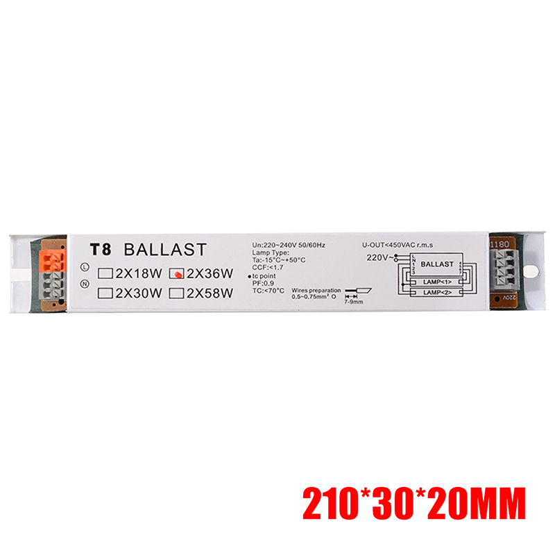 Ballast électronique universel lampe Ballasts T8 économie d'énergie 50/60Hz accessoires d'éclairage électrique