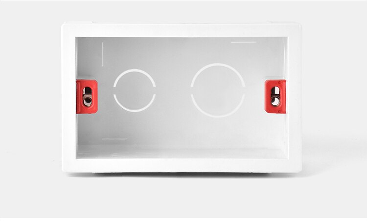 Mounting Box for 118X72mm Wall Switch and Socket Wall Back Junction Box