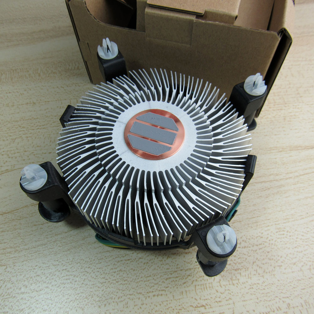 Cooler & Fan with Copper Core E97379-003 for Intel CPU i3 i5 i7 Socket LGA 1150 1151 1155 1156 C0155 0.2A 12V