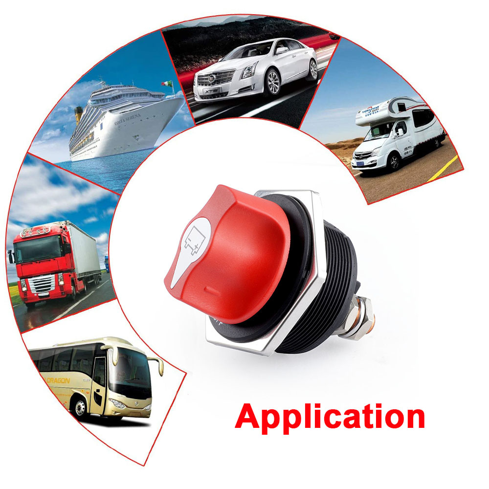 50A 100A 200A 300A Auto Batterij Schakelaar Dc 32V Disconnecter Power Isolator Afgesneden Schakelaar Kit Voor Auto motor Vrachtwagen Boot