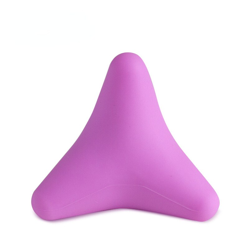 Silizium Massage Kegel Dreieckige Entspannen Gerät Ball Psoas Muskel Freisetzung Brust Wirbelsäule Zurück Nacken Schulterblatt Fuß Yoga Massagegerät: Violett