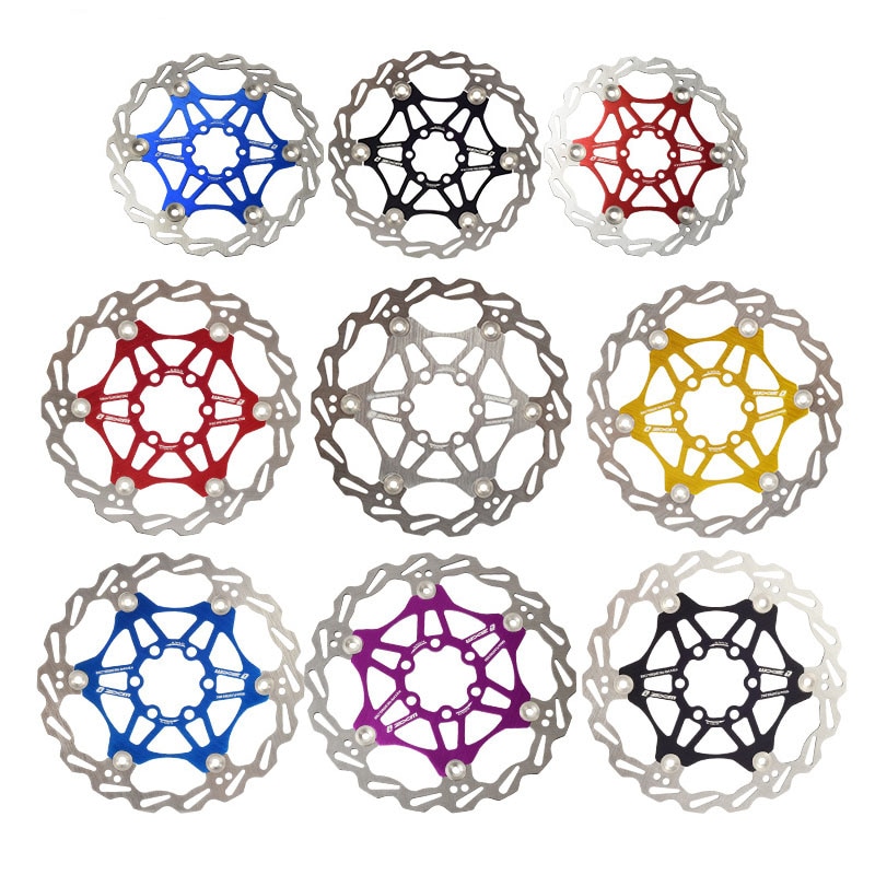 Zoom Bicycle Disc Brake MTB Brake Float Floating Disc Rotors 160mm 180mm 203mm Hydraulic Brake Pads Float Rotors Bicycle Parts