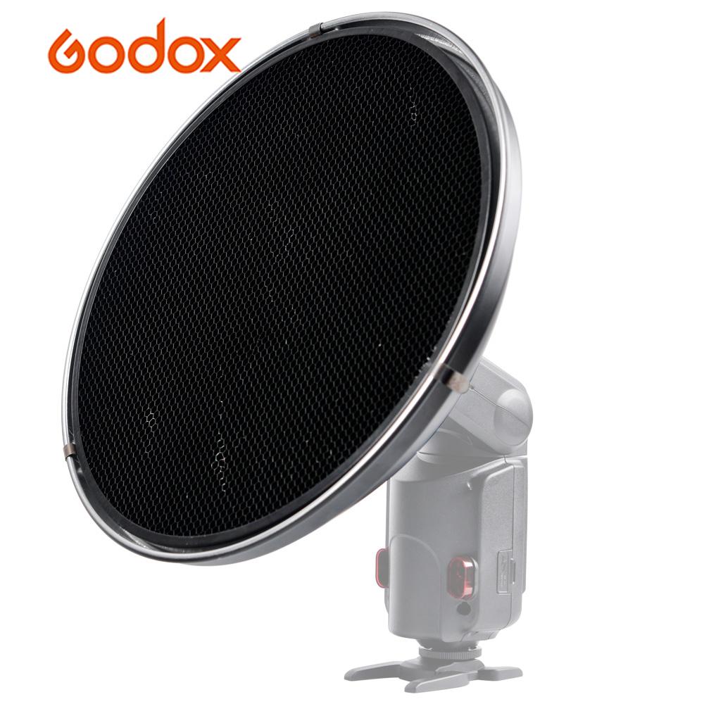 Godox Aluminium Beauty Dish AD-S3 Flash Diffuser met Grid AD-S4 voor WITSTRO Speedlite Flash AD180 AD360 AD200 Flash Licht
