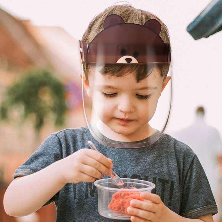 1Pcs Faceshield Transparent Full Face Cover Safety Protective Film Tool Anti-oil Anti-fog Kitchen Outside Use