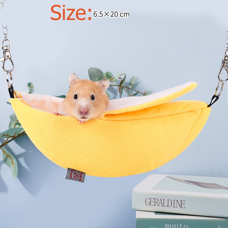 Liten husdjur varm matta plysch hamster liten matta dubbelsidig marsvin bo matta lätt att bära sex färger valfritt: Stil -09