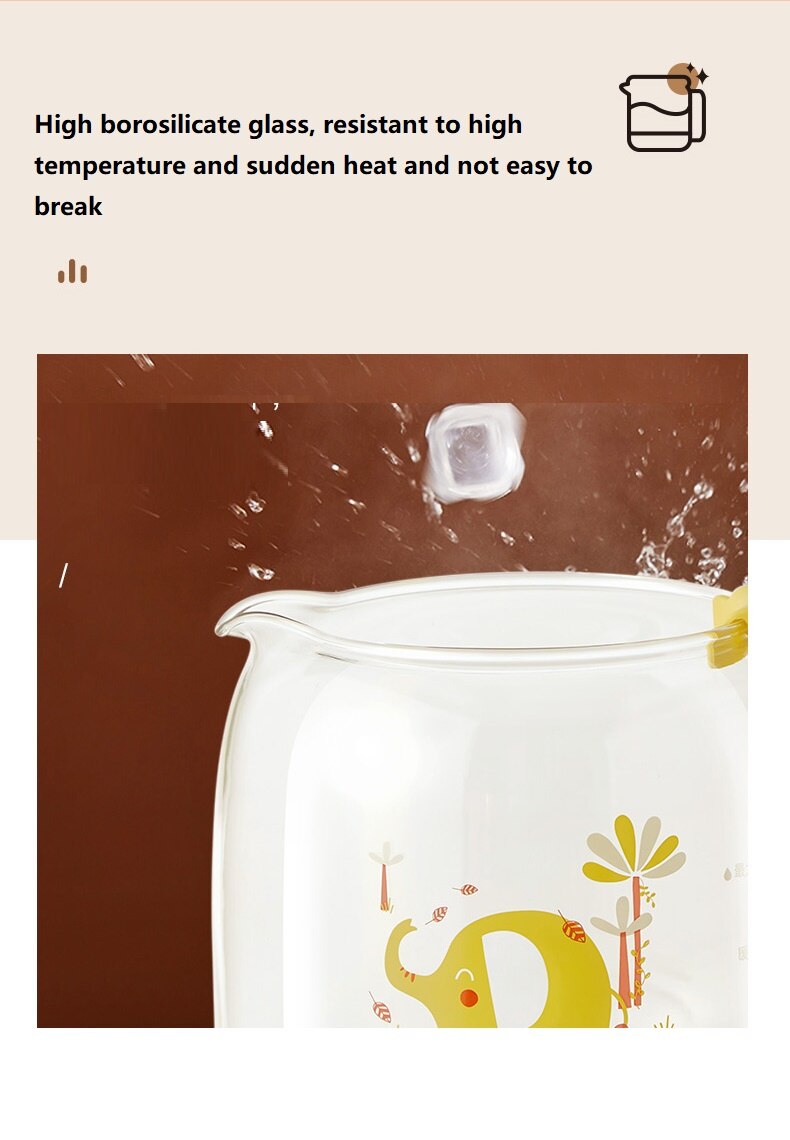 220V 1200ML Automatic Electric Glass Kettle Health Preserving Pot Household Multi Cooker Dessert Tea Cooking Machine